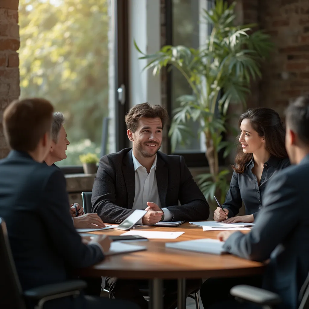 Lezione di business coaching interattiva