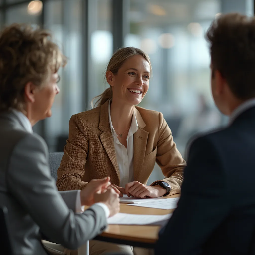 Successo consulenza business, stretta di mano