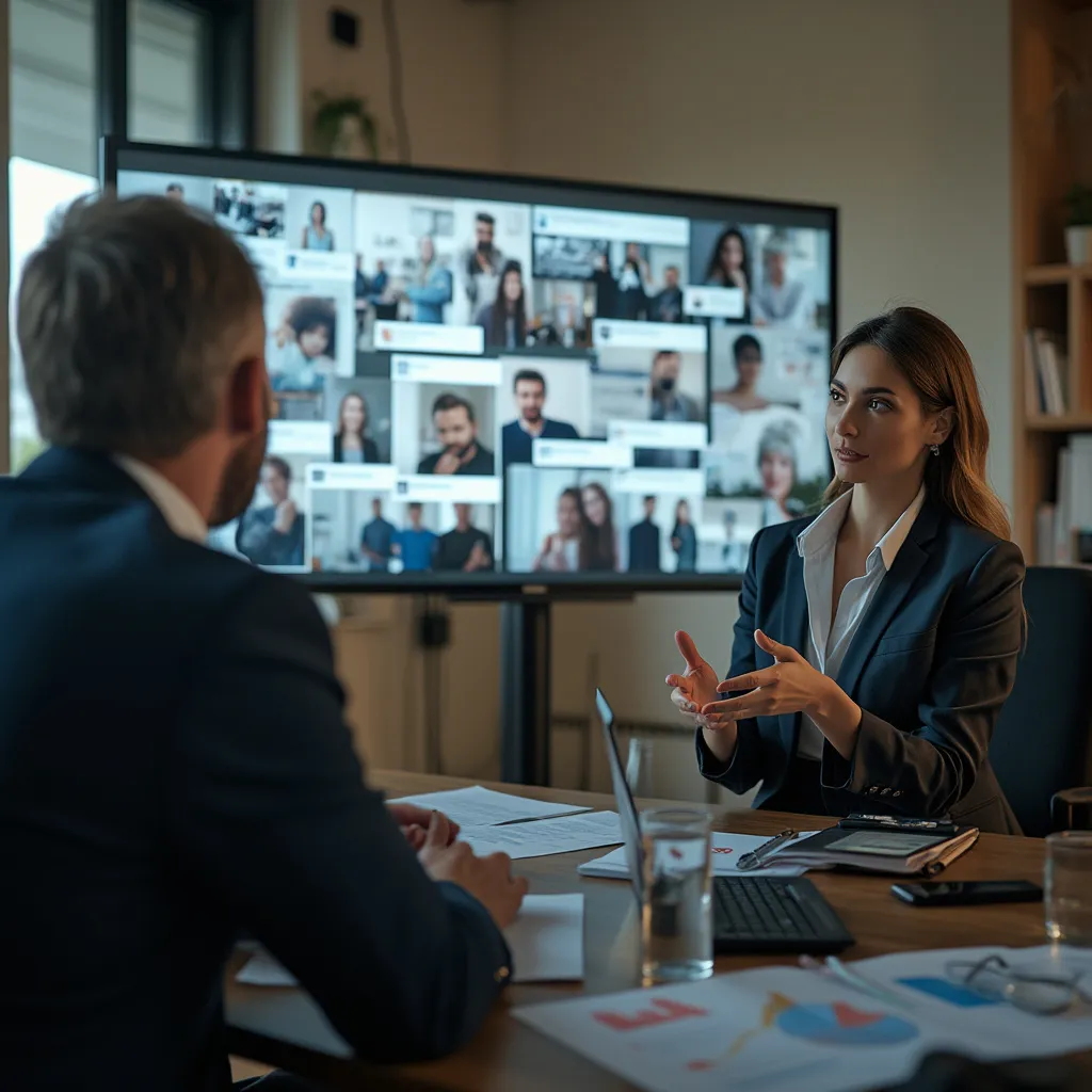 Team di ricercatori business lavora insieme su dati moderni